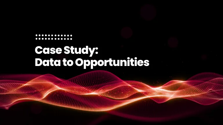 Case Study: Turning data into opportunities Feature image for case study: Turning data into opportunities