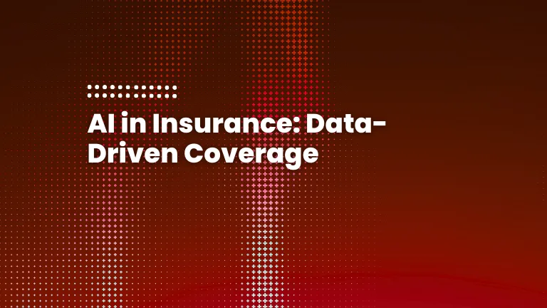 AI in Insurance Data-Driven Coverage Featured image of the blog post: AI in Insurance Data-Driven Coverage