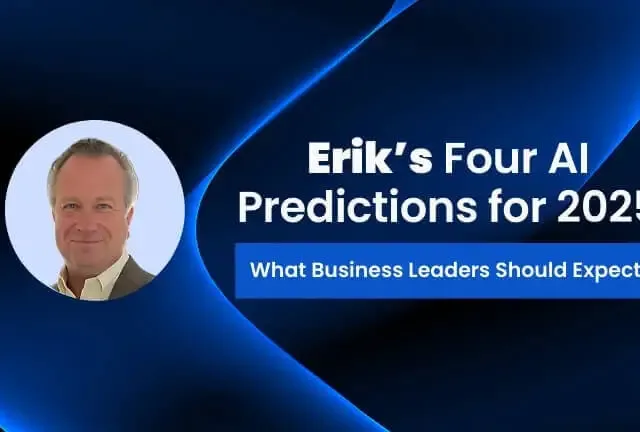 4 AI Predictions for 2025 insights cover page
