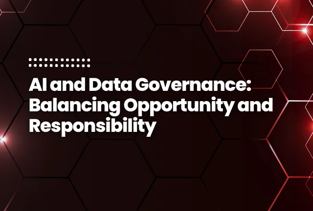Feature image for blog post: AI and Data Governance