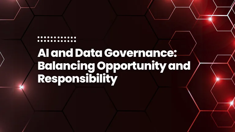 Feature image for blog post: AI and Data Governance
