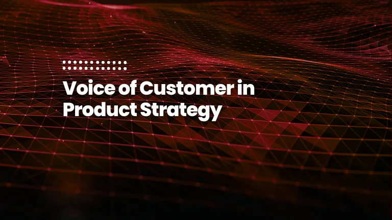 featured image of the blog post: Voice of Customer in Product Strategy