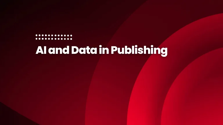 featured image of the blog post: AI and Data in Publishing